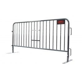 7.5 ft DuraGuard S-220 - VIP Black | Metal Barricade