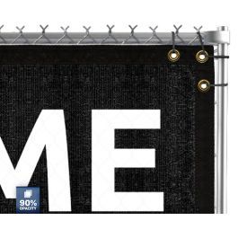 Block 90 Privacy Screen with Logo