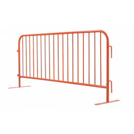 8 ft LineGuard S-500 - Safety Orange | Metal Barricade