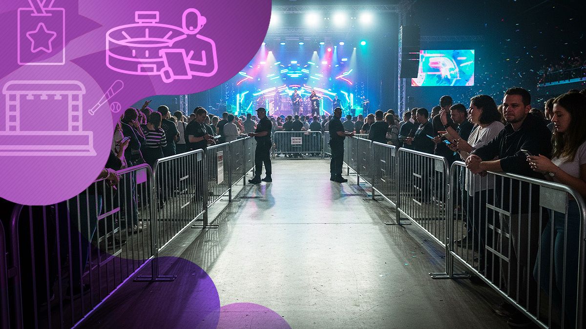 metal barricade applications crowd control