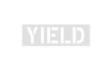 98” STOP, YIELD & SLOW | Marking Stencil