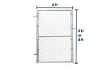 Pedestrian Chain-Link Fence Gate
