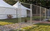 Pedestrian Chain-Link Fence Gate