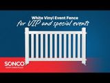 White Vinyl Fence