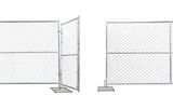 Pedestrian Chain-Link Fence Gate