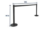 10ft Retractable Belt Stanchion