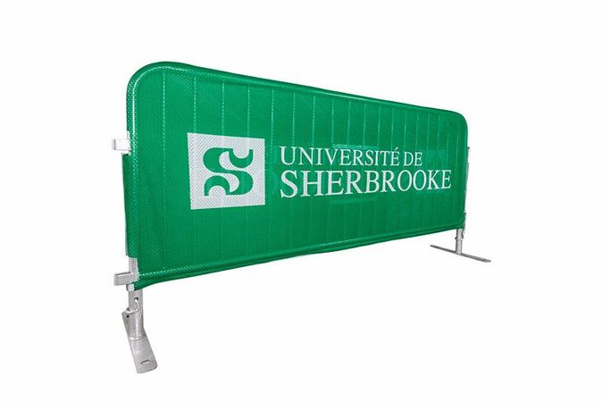 Block 60 Polyester Barricade Cover | Custom Fit