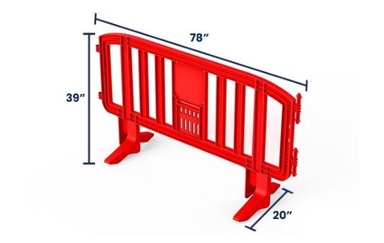 Movit® Plastic Barricades