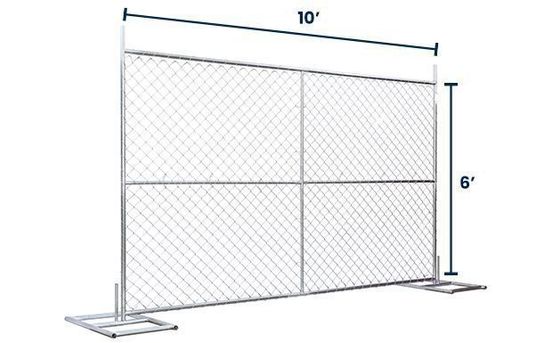 6' x 10' Chain-Link Temporary Fence | Versa  | Truckload