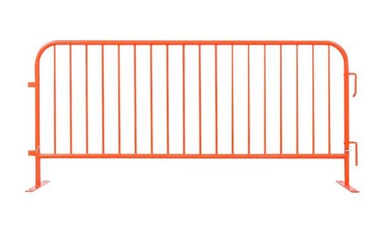 8 ft Metal Barricade Bundle and Transportation Cart