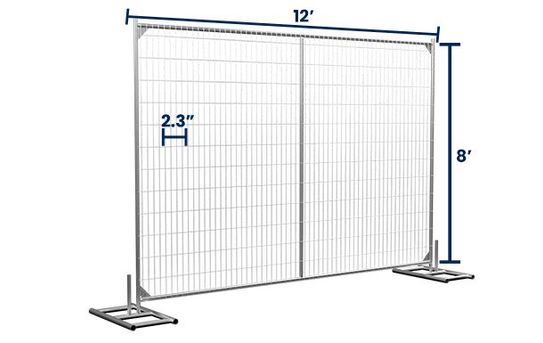 8’ x 12’ Welded Mesh Panel Fence | Versa