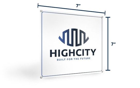 Custom Fence Sign Plates | Aluminum Signs