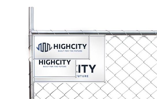 Custom Fence Sign Plates | Aluminum Signs