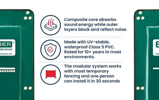 H9 Acoustic Barrier | Temporary Noise Barriers