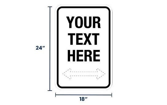 Custom Directional Signs | Size Options
