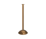 Polished Brass Flat Top Stanchion Post with Dome Base