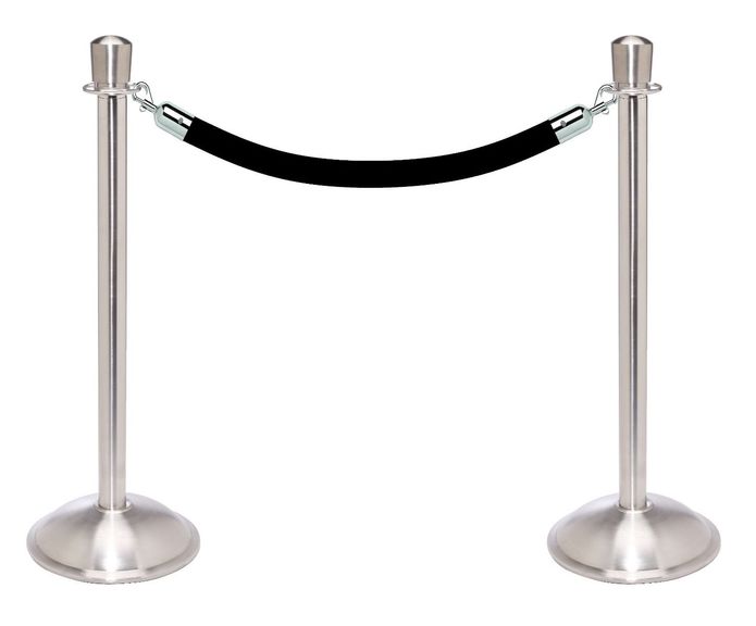 Crown Top Kit w/ Dome Base | 6’L Velour Rope