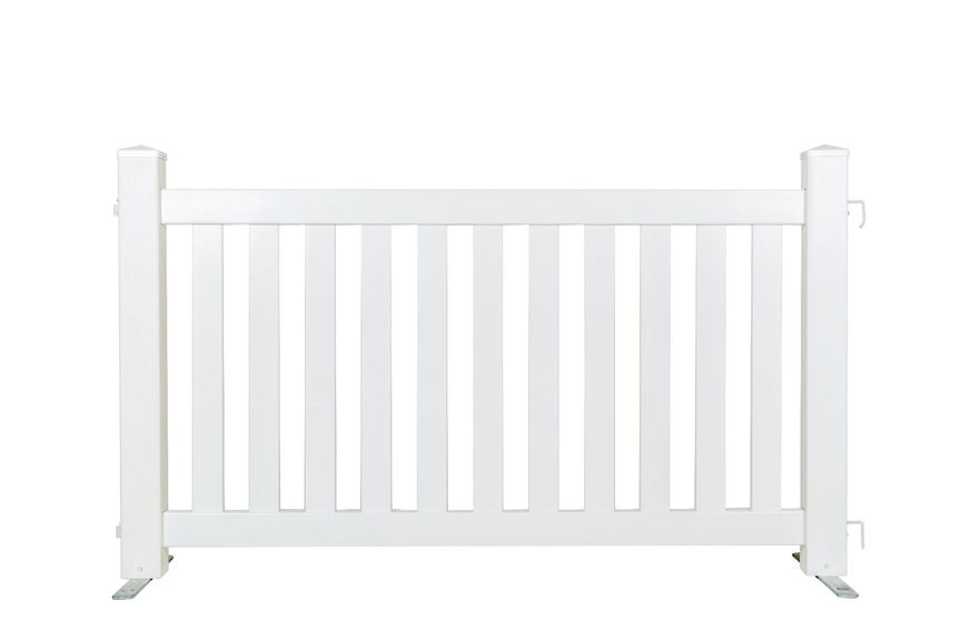White Vinyl Fence