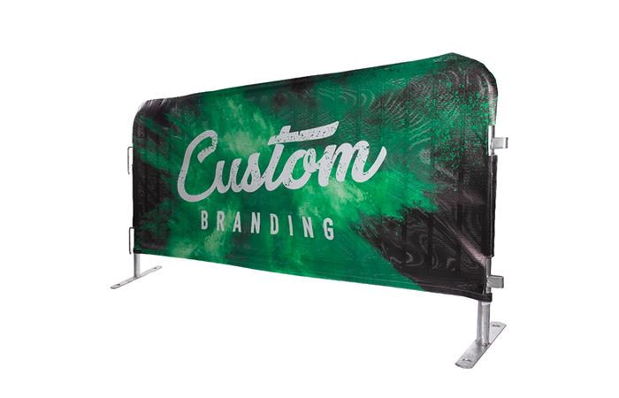 Block 80 Vinyl Barricade Cover | Custom Fit