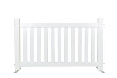 White Vinyl Fence