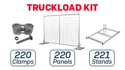 8’x12’ Versa Welded Wire Temporary Fence | Truckload