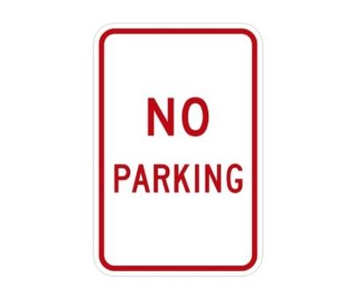No Parking Sign | R8-3a