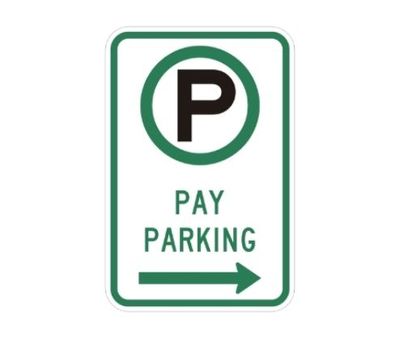 Pay for Parking Sign | Size Options