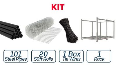 Post-Driven Fence Rack Bundle