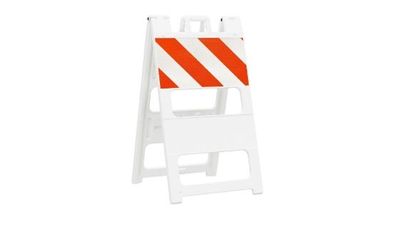 Type I Plastic Barricade | Fillable