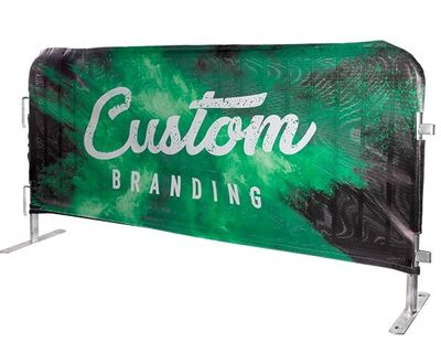 Block 80 Vinyl Barricade Cover | Custom Fit